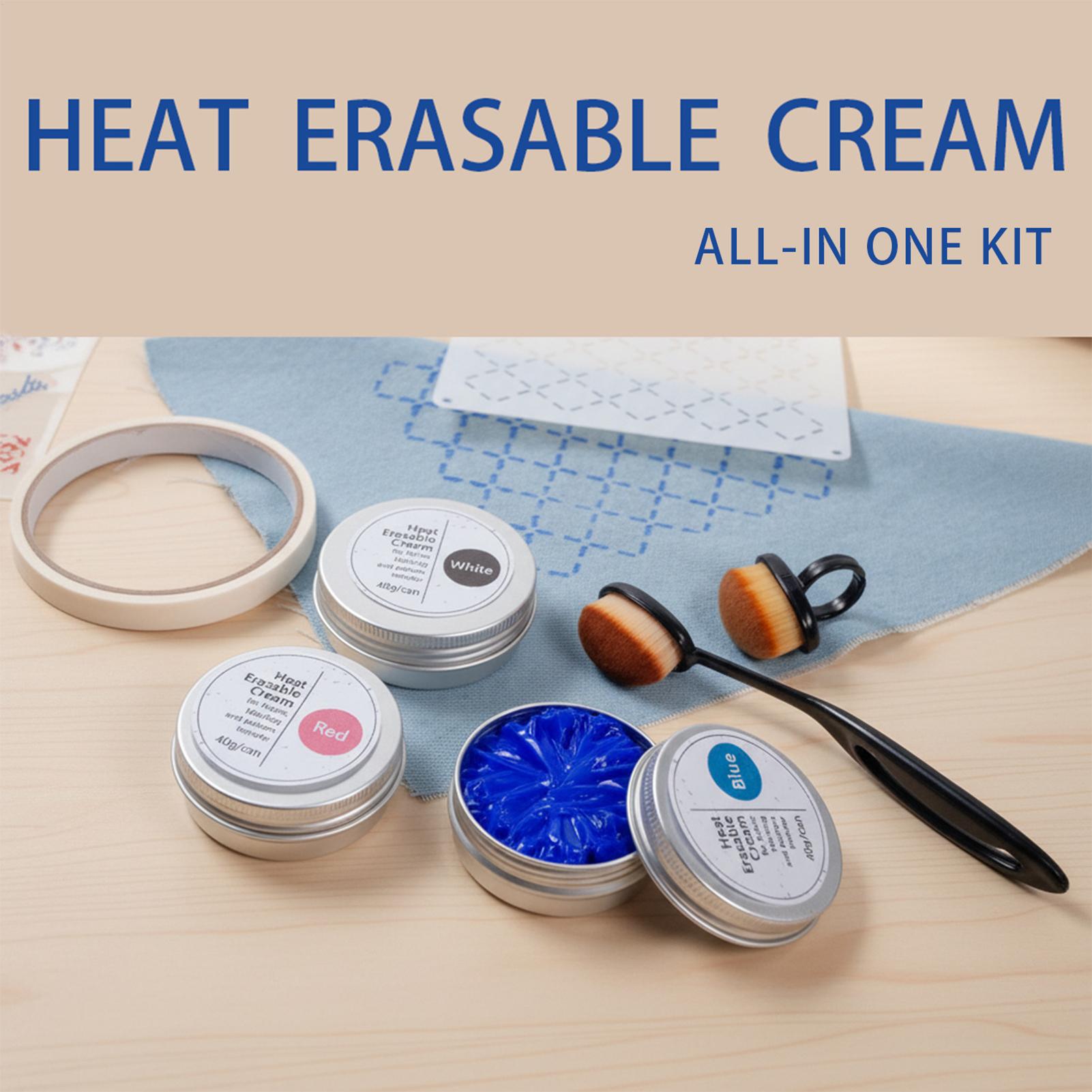 Embroidery Pattern - 40g/캔 열 지워지는 패브릭 크림 다리미로