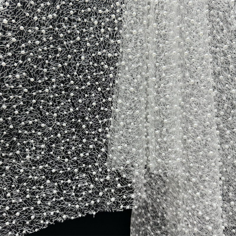 Embroidery White Dress - 1Yd 130cm 와이드 화이트 불규칙 패턴