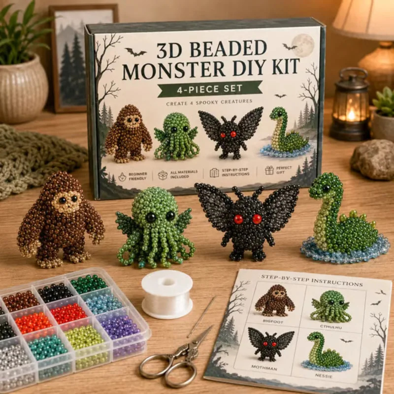 DIY 구슬로 만든 3D 자수 바느질 장난감 동물 키트 - Embroidery X Stitch 리뷰 및 가격