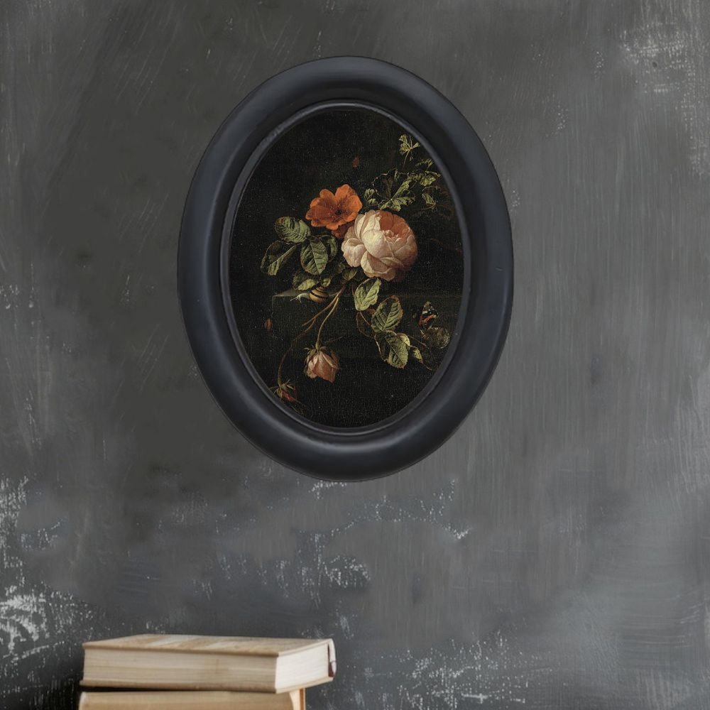 1개의 빈티지 할로윈 모란꽃 장식 벽 예술품 - 수제  - Embroidery Wall Art 리뷰 및 가격