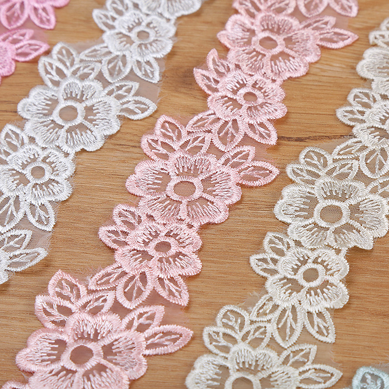 5CM 너비 수 놓은 Organza 꽃 레이스 트림 리 - Embroidery Organza 리뷰 및 가격