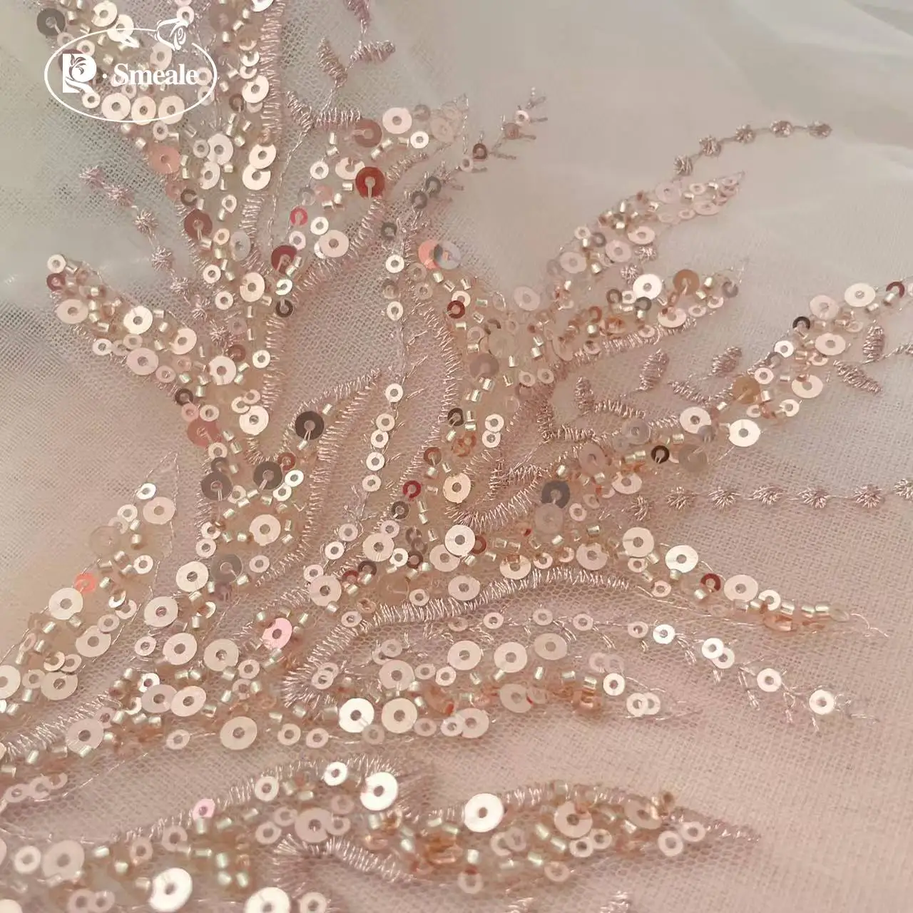 5Pair-2Pair. 로즈 골드 스팽글 튜브 비즈 자 - Embroidery Rose 리뷰 및 가격