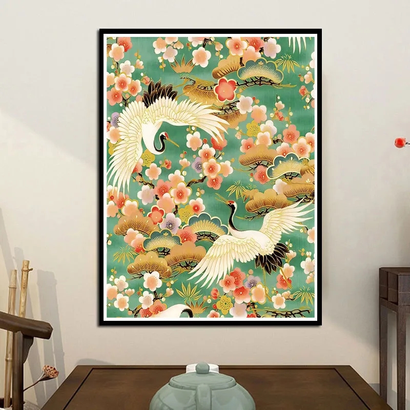 DIY 크로스 스티치 완료 키트 인쇄 패브릭 붉은 왕관 - Embroidery Job 리뷰 및 가격