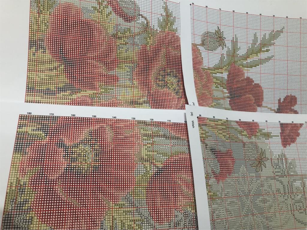 -추수감사절 꽃다발 2-34-39 크로스 스티치 세트, - Embroidery Job 리뷰 및 가격