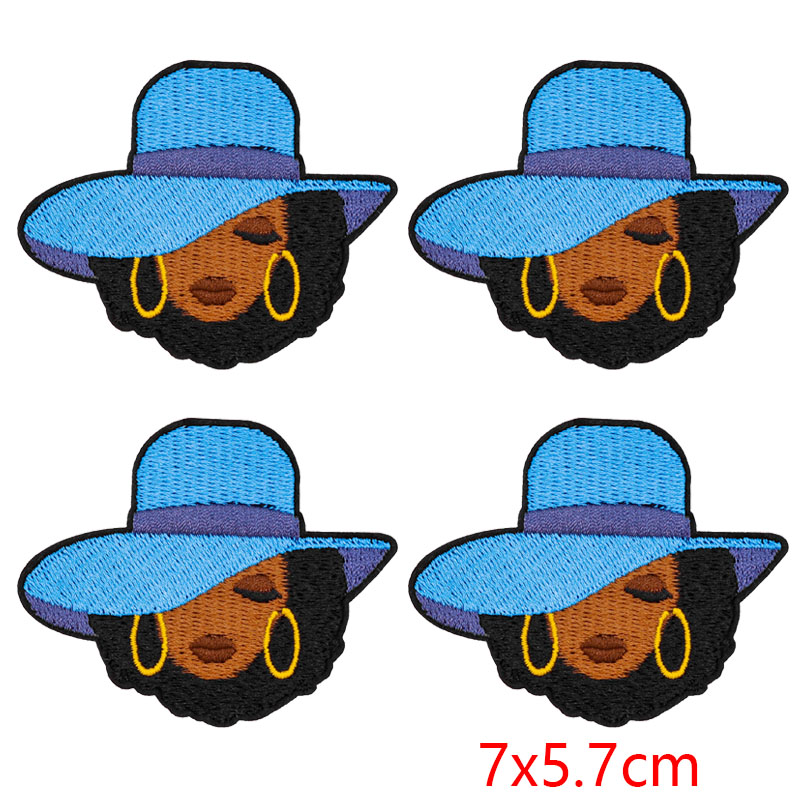 10개/묶음 블랙 걸 매직 쿨 페이스 여성 자수 패치  - Embroidery On Black Shirt 리뷰 및 가격
