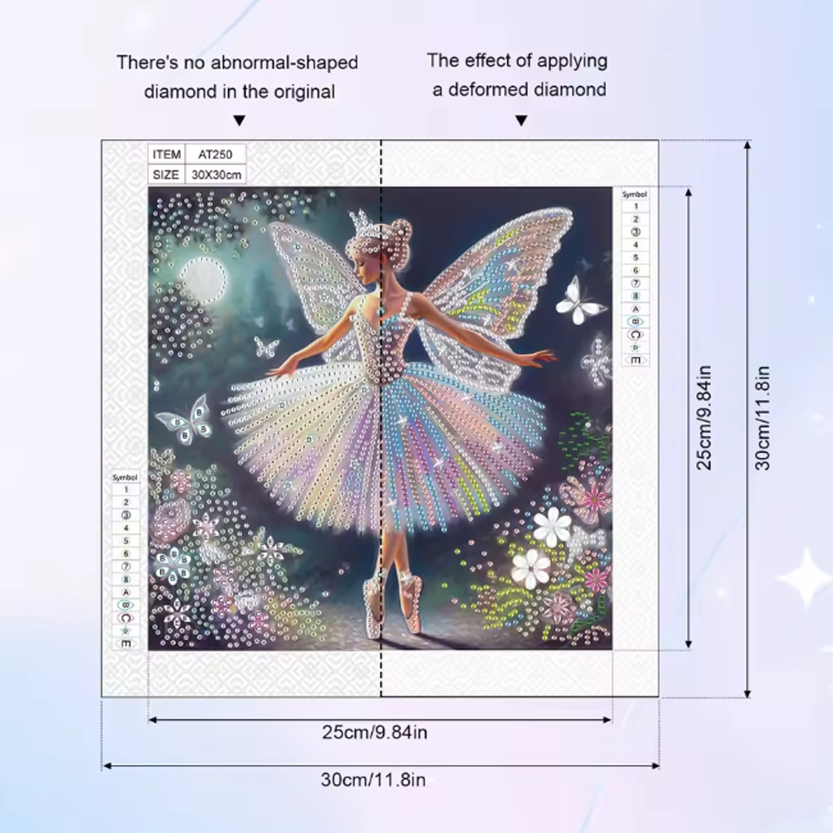 나비 요정 패턴 시리즈 특수 모양 및 크리스탈 다이아몬 - Embroidery Pattern 리뷰 및 가격