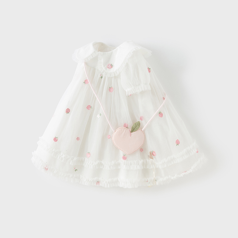 데이브 벨라 여자 아기 메쉬 공주 드레스 여름 달콤한  - Embroidery White Dress 리뷰 및 가격
