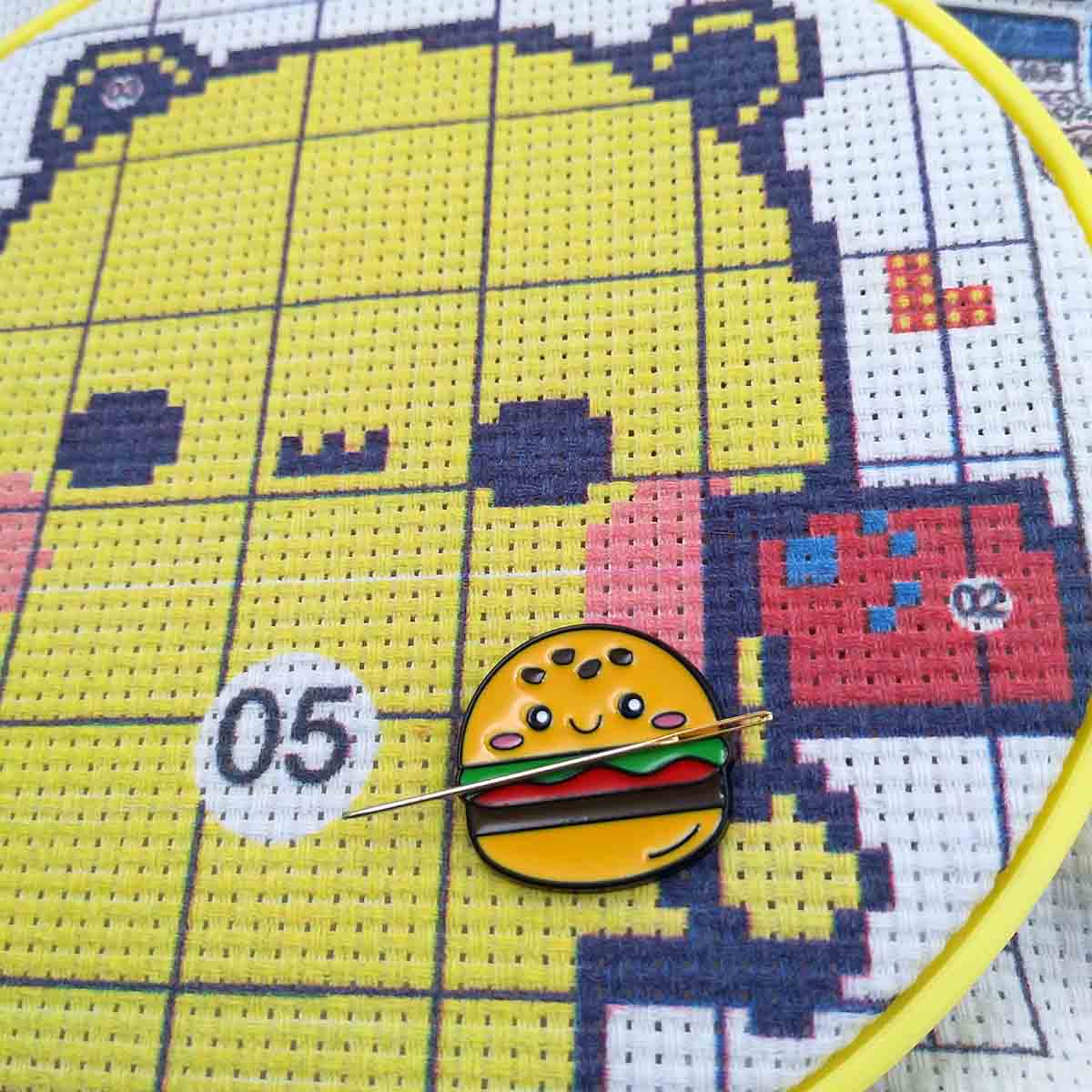 크로스 스티치용 마그네틱 바늘 마인더, 귀여운 아보카도 - Embroidery X Stitch 리뷰 및 가격