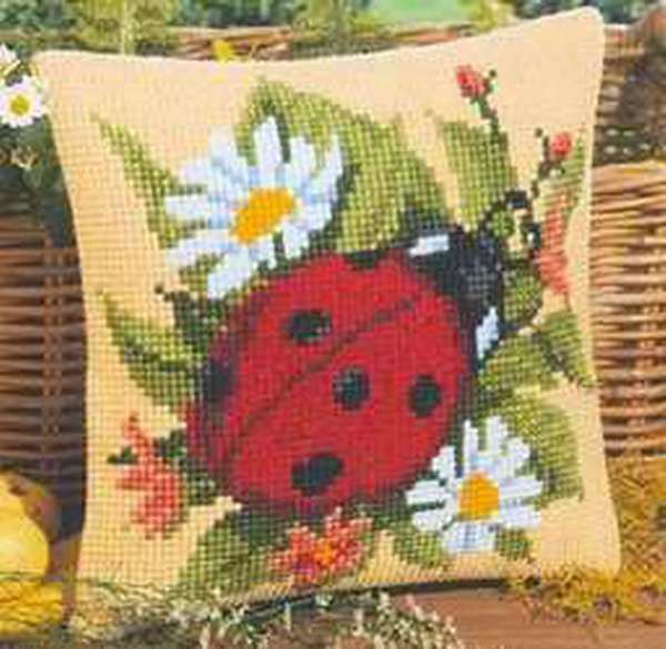 바느질 작업용 크로스 스티치 키트, DIY 자체 수제  - Embroidery Lady Bug 리뷰 및 가격