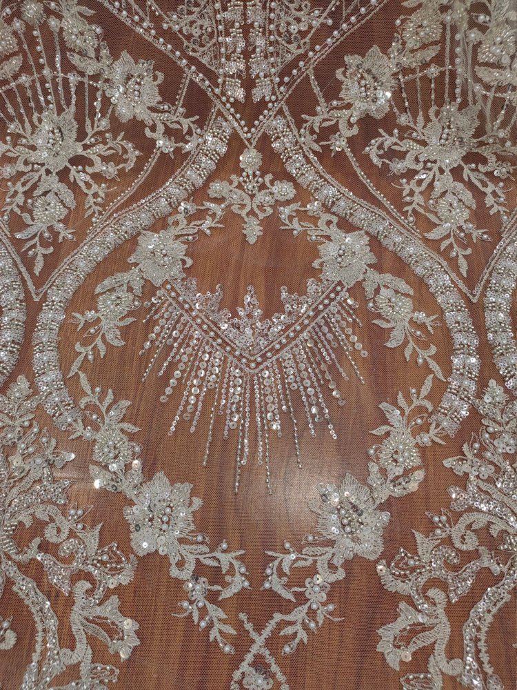 1야드 화이트 고밀도 메쉬 거즈 원단 의류용 고급 네일 - Embroidery White Dress 리뷰 및 가격
