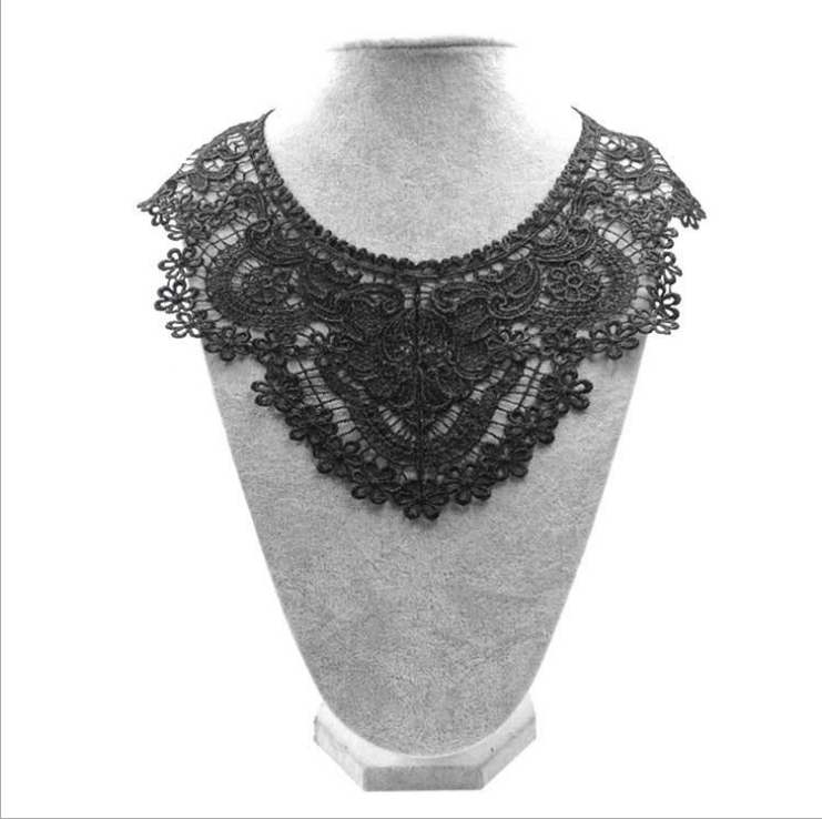 1Lot/20Pcs 자수 칼라 레이스 리본 네크라인 레 - Embroidery White Dress 리뷰 및 가격