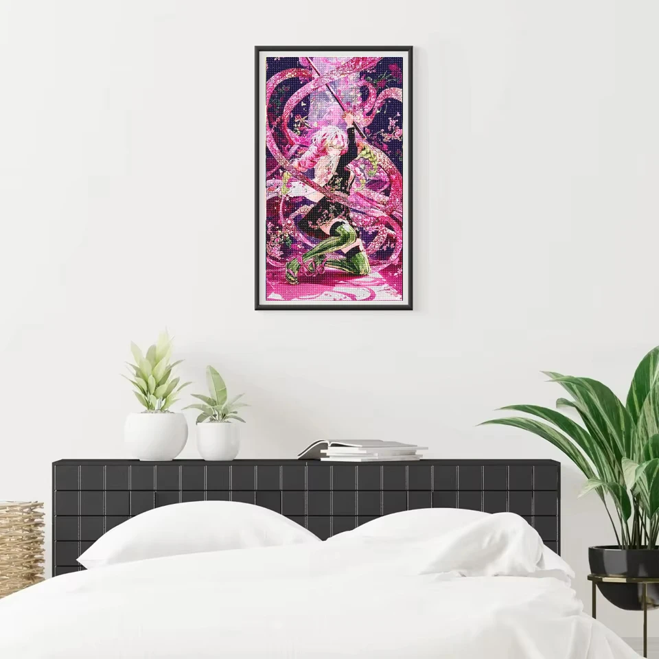 DIY 다이아몬드 페인팅, 주얼리, 십자수, 일본풍 만 - Embroidery Wall Art 리뷰 및 가격