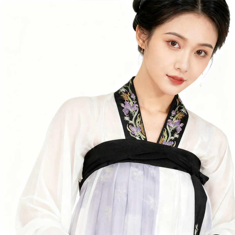 중국풍 자수 한복 칼라 레이스 트림 50cm 오간자 D - Embroidery Organza 리뷰 및 가격