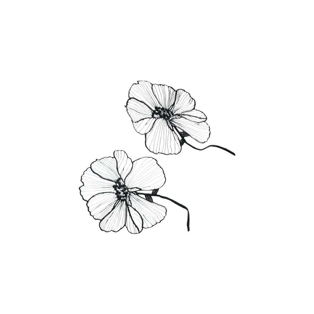 의류 자수 패치 자수 꽃 아플리케 오간자 꽃 패치 블랙 - Embroidery On Black Shirt 리뷰 및 가격